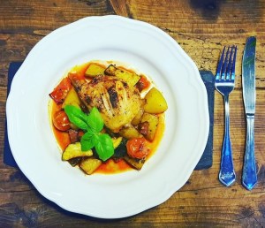 Spanish Chicken Tray Bake