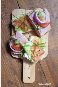 Open sandwiches kanapka