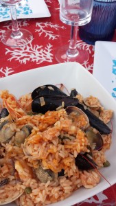Seafood risotto