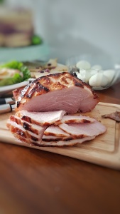 Maple glazed ham home delish