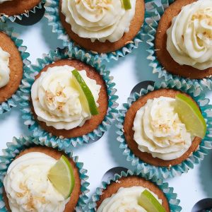 Coconut and lime cupcakes by Home Delish